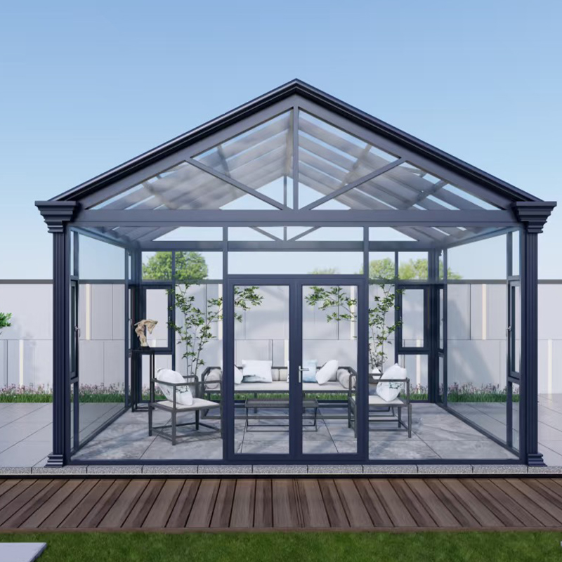 Aluminiumslegering A-ramme solrum (vind- og sneydelse)